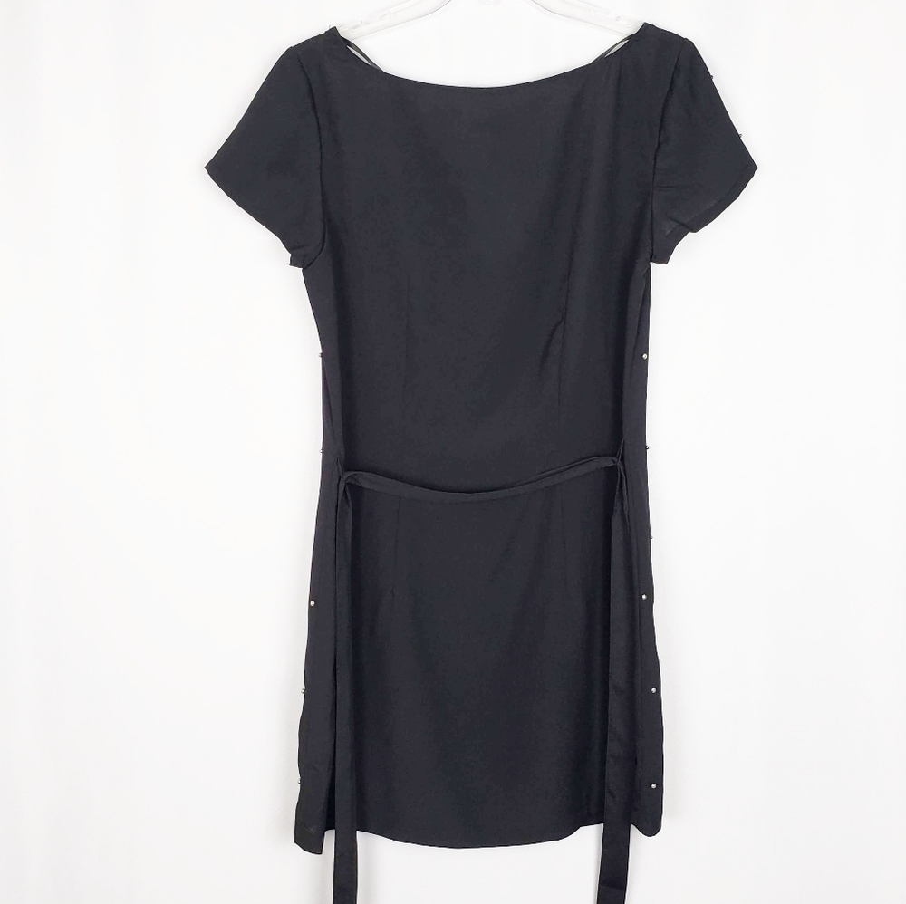 H&M gold beaded short sleeve mini dress - Picture 4 of 6